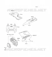 STICKER(GREEN) voor Kawasaki ZZR1100 1996
