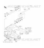 SWINGARM voor Kawasaki ZZR1100 1996