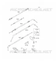 CABLES voor Kawasaki ZZR1100 1996
