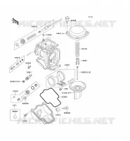 CARBURETOR PARTS voor Kawasaki ZZR1100 1996