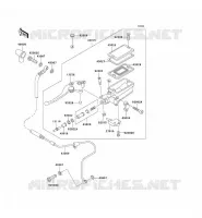 CLUTCH MASTER CYLINDER voor Kawasaki ZZR1100 1996