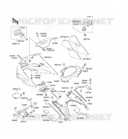 COWLING voor Kawasaki ZZR1100 1996