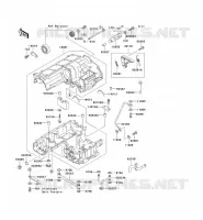 CRANKCASE(S) voor Kawasaki ZZR1100 1996