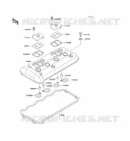 CYLINDER HEAD COVER voor Kawasaki ZZR1100 1996