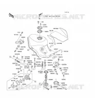 FUEL TANK voor Kawasaki ZZR1100 1996