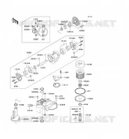 OIL PUMP voor Kawasaki ZZR1100 1996