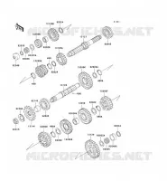 TRANSMISSION voor Kawasaki ZZR1100 1996