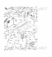 RADIATOR voor Kawasaki ZZR1100 1997
