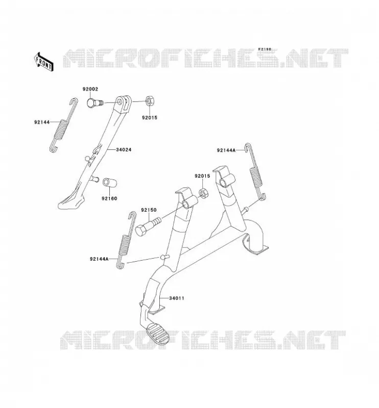 STAND Kawasaki MOTOS 1100 1996 GPZ1100  ZX1100-E2