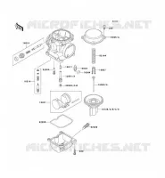 CARBURETOR PARTS voor Kawasaki GPZ1100 1998
