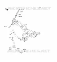 CHASSIS voor Kawasaki GPZ1100 1998