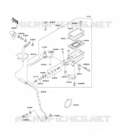 CLUTCH MASTER CYLINDER voor Kawasaki GPZ1100 1998