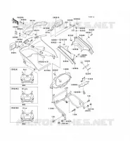 COWLING voor Kawasaki GPZ1100 1998