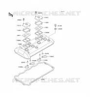 CYLINDER HEAD COVER voor Kawasaki GPZ1100 1998