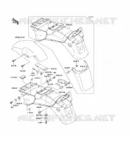 FENDER voor Kawasaki GPZ1100 1998