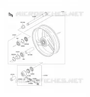 FRONT HUB voor Kawasaki GPZ1100 1998