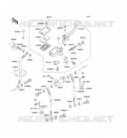FRONT MASTER CYLINDER voor Kawasaki GPZ1100 1998