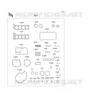 GASKET SET voor Kawasaki GPZ1100 1998