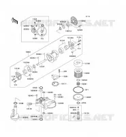OIL PUMP voor Kawasaki GPZ1100 1998