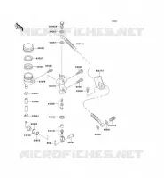 REAR MASTER CYLINDER voor Kawasaki GPZ1100 1998