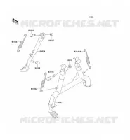 STAND voor Kawasaki GPZ1100 1998