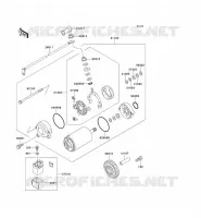 STARTER MOTOR voor Kawasaki GPZ1100 1998