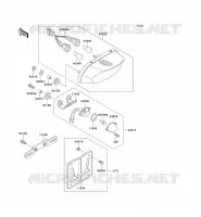 TAILIGHT(S) voor Kawasaki GPZ1100 1998