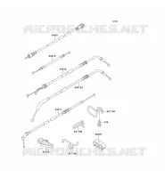 CABLES voor Kawasaki ZZR1100 1998