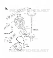 CARBURETOR PARTS voor Kawasaki ZZR1100 1998