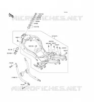 CHASSIS voor Kawasaki ZZR1100 1998