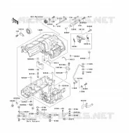 CRANKCASE(S) voor Kawasaki ZZR1100 1998