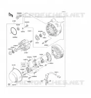 GENERATOR voor Kawasaki ZZR1100 1998