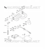 IGNITION SYSTEM voor Kawasaki ZZR1100 1998