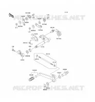 SHIFT voor Kawasaki ZZR1100 1998