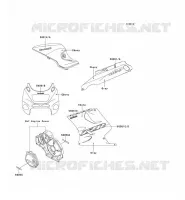 STICKER(EBONY) voor Kawasaki ZZR1100 1998