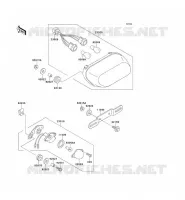 TAILIGHT(S) voor Kawasaki ZZR1100 1998