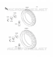 TIRES voor Kawasaki ZZR1100 1998