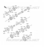 TRANSMISSION voor Kawasaki ZZR1100 1998