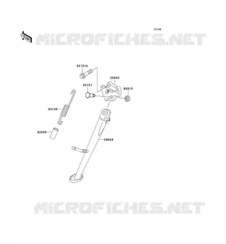 STAND Kawasaki MOTOS 1200 2000 NINJA ZX-12R  ZX1200-A1H