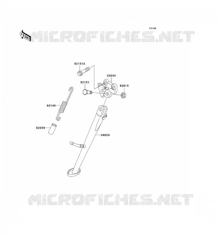 STAND Kawasaki MOTOS 1200 2003 NINJA ZX-12R  ZX1200-B2