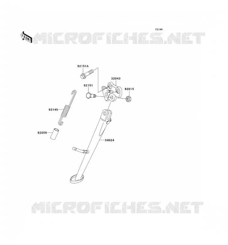 STAND Kawasaki MOTOS 1200 2003 NINJA ZX-12R  ZX1200-B2H