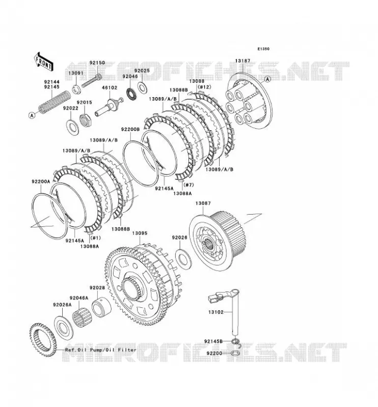 CLUTCH Kawasaki MOTOS 1200 2004 NINJA ZX-12R  ZX1200-B3