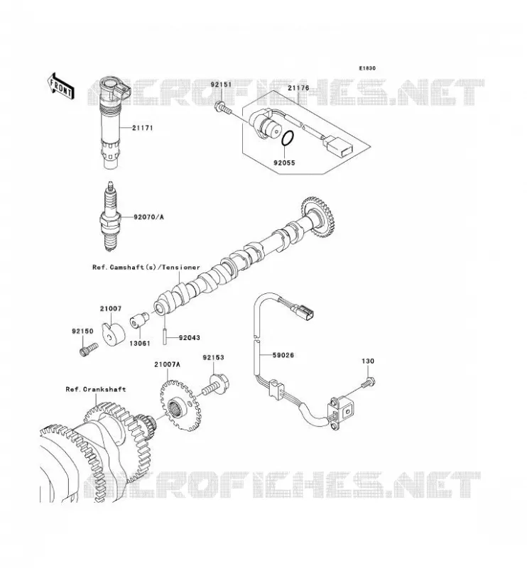 IGNITION SYSTEM Kawasaki MOTOS 1200 2006 NINJA ZX-12R  ZX1200B6F