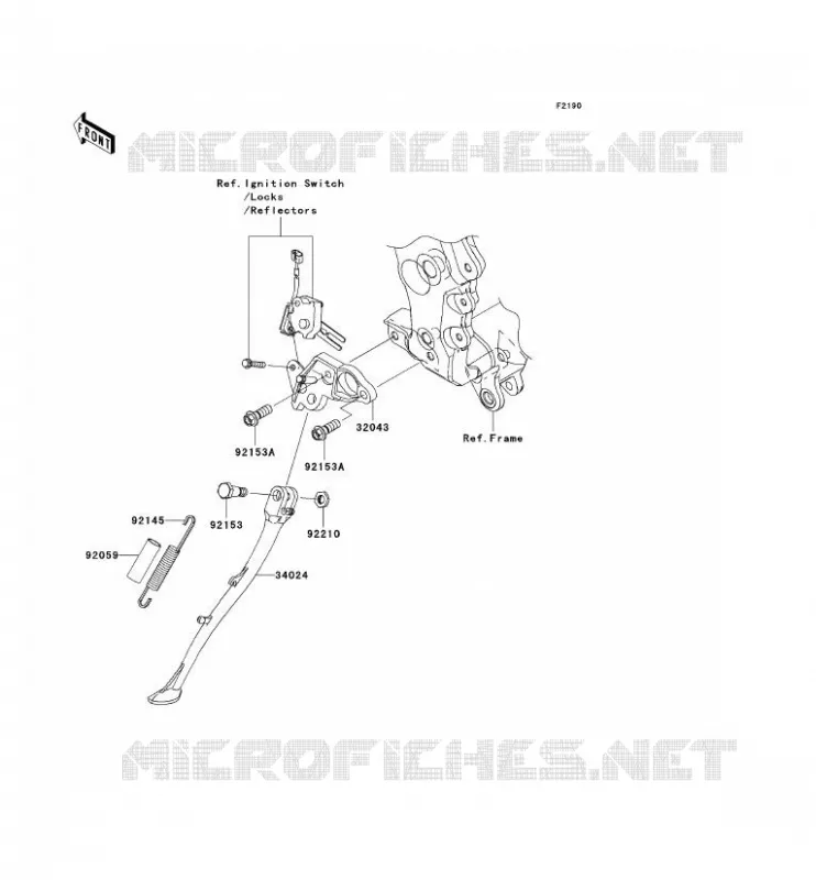 STAND Kawasaki MOTOS 1400 2006 ZZR1400  ZX1400A6F