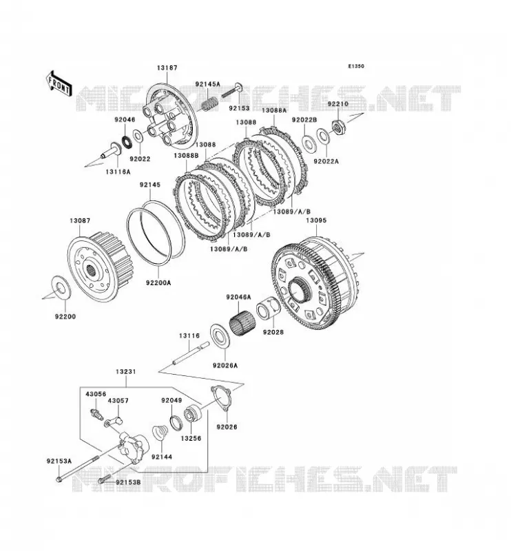 CLUTCH Kawasaki MOTOS 1400 2006 ZZR1400 ABS  ZX1400B6F