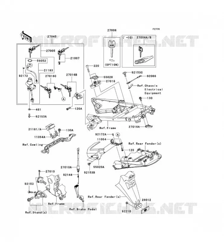 SWITCH Kawasaki MOTOS 1400 2010 ZZR1400 ABS  ZX1400DAF