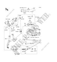 ACCESSORY (BEQUILLE CENTRALE) voor Kawasaki ZZR1400 2013