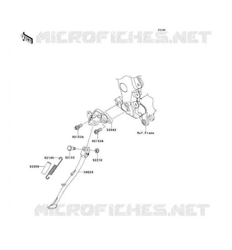 STAND Kawasaki MOTOS 1400 2012 ZZR1400 ABS  ZX1400FCF