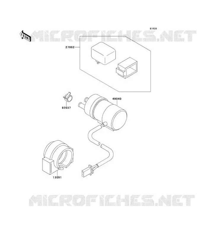 FUEL PUMP Kawasaki MOTOS 400 1993 ZXR400  ZX400-L3