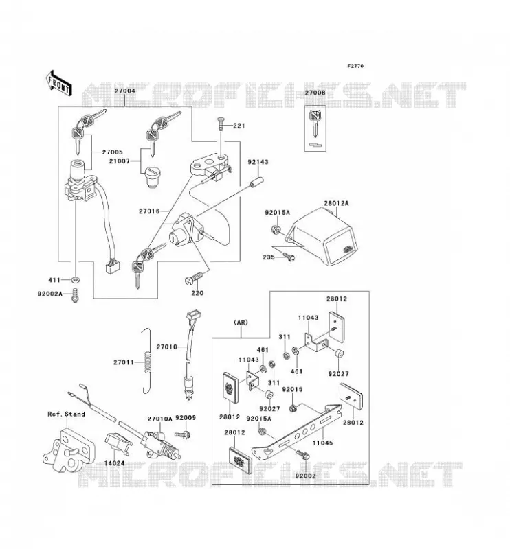 SWITCH Kawasaki MOTOS 400 1997 ZXR400  ZX400-L7
